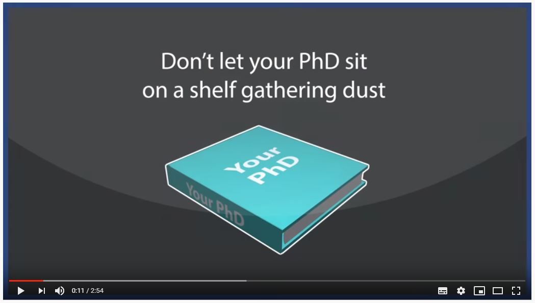 Turning Your PhD into a Book